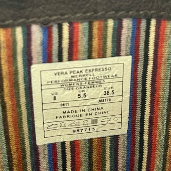 Merrell Vera Peak Brown Leather Boots - Picture 9 of 11